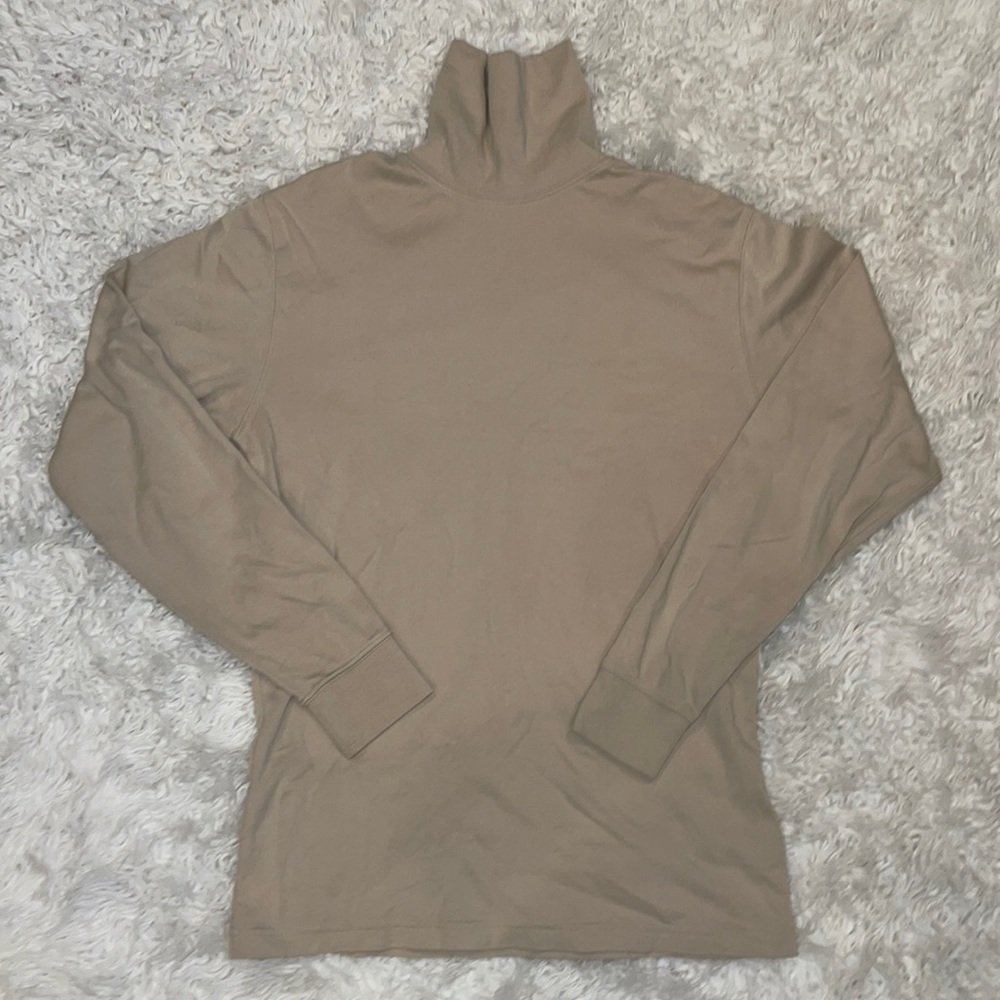Cream business casual turtleneck